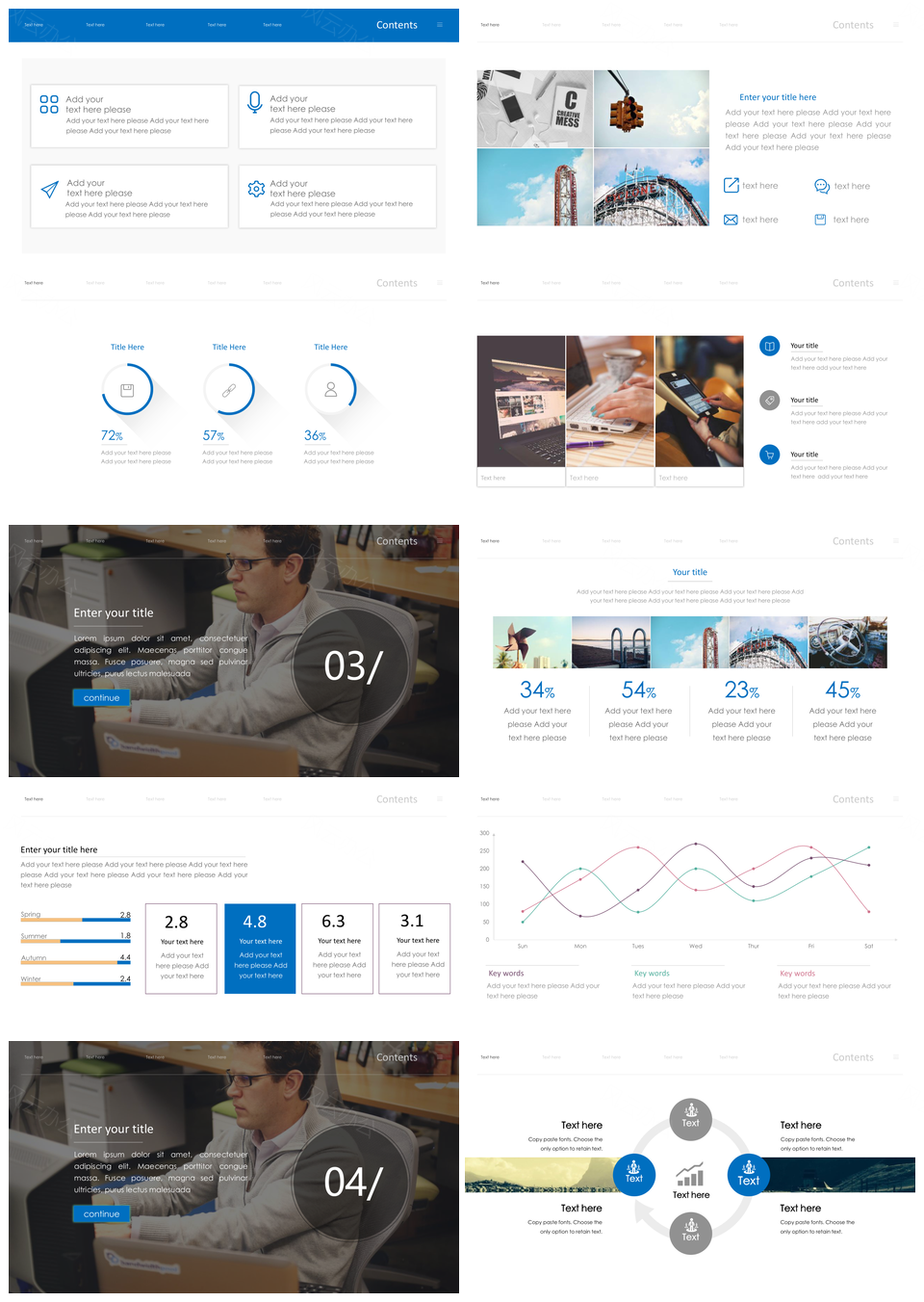 2025圆形创意商业企划PPT模板
