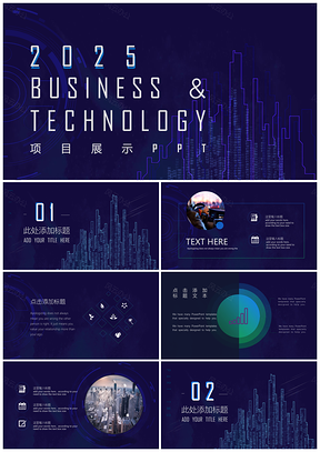 2025项目展示PPT模板
