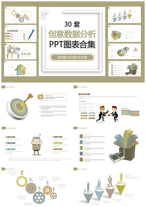 创意数据分析PPT模板