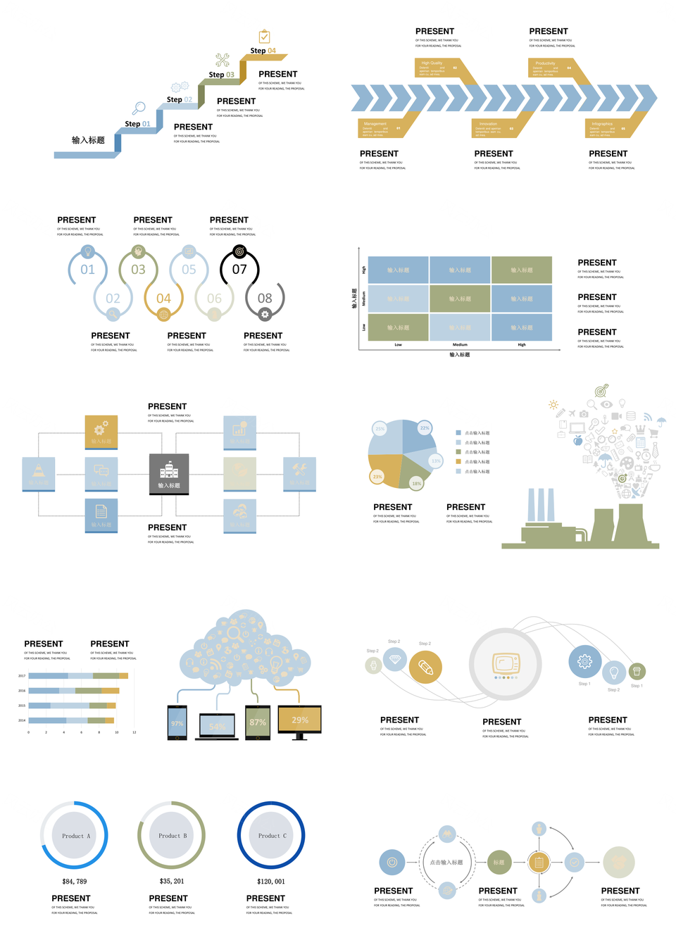 混色总分关系PPT模板