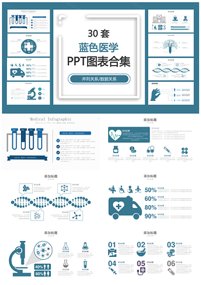 蓝色医学PPT模板