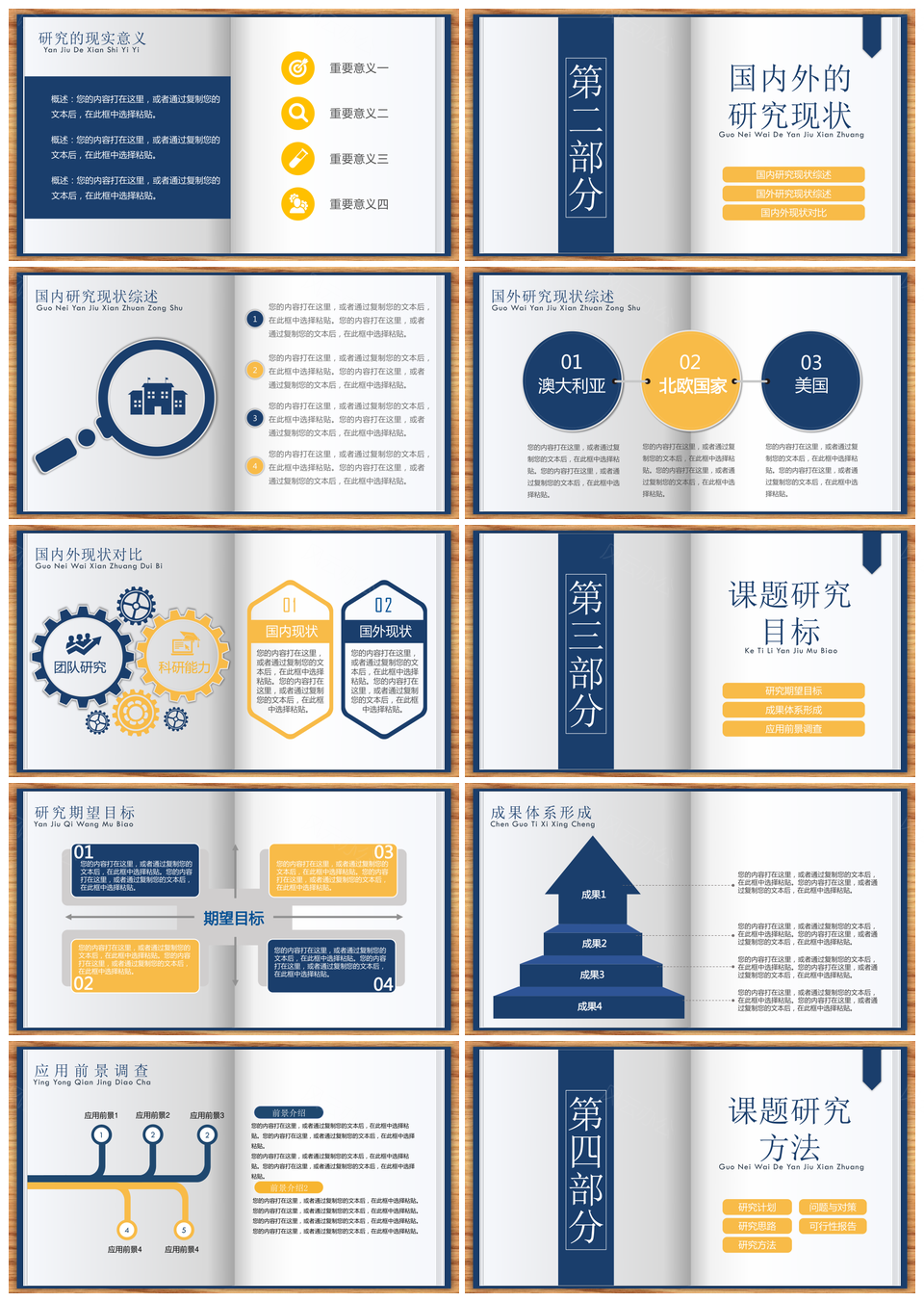 毕业论文开题报告PPT模板
