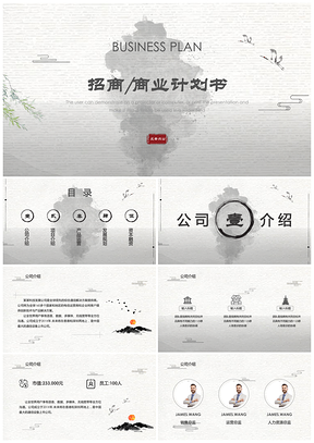 商业计划书PPT模板