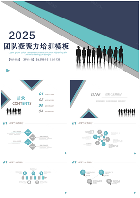 2025团队凝聚力培训PPT模板