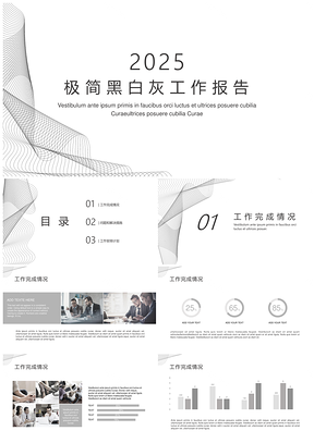 2025白色黑白灰極簡(jiǎn)工作報(bào)告商業(yè)計(jì)劃通用PPT模板