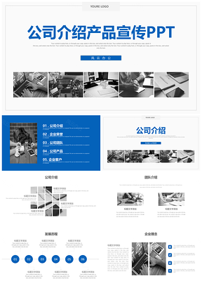 企业介绍公司简介文化宣传PPT模板