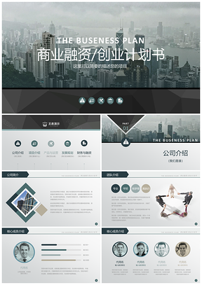 綠色創(chuàng)業(yè)融資商業(yè)計(jì)劃書(shū)PPT模板