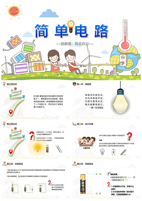 绿色小学教育通用模板公开课课件PPT模板