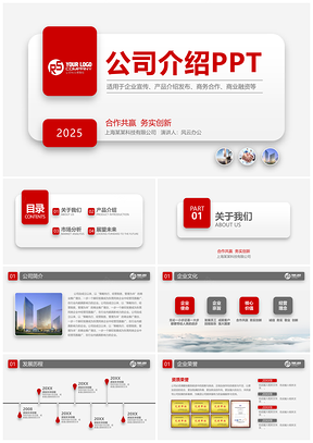 公司介绍产品介绍项目融资PTT模板