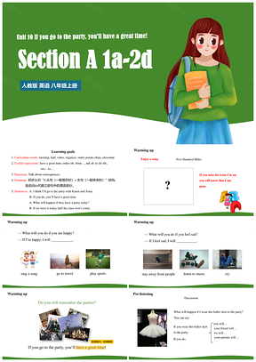 人教八年级英语上册Unit10SectionA1a2d