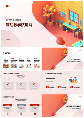 互动教学法提升学生参与团队合作认知能力PPT模板