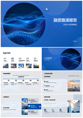 科技公司融资路演核心技术市场定位盈利分析
