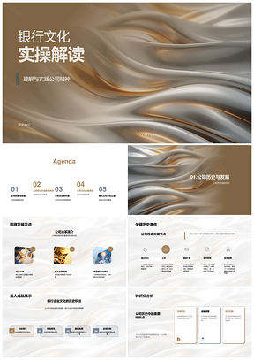 银行企业文化核心使命金融准则培训指南