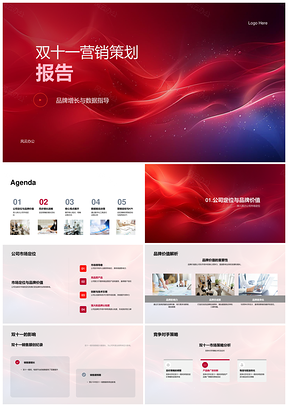 双十一品牌增长数据策略定位竞争报告