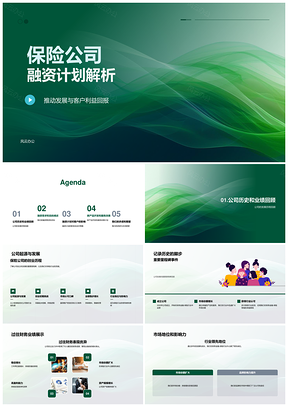 保险公司融资计划客户利益财务规划师需求目标市场反馈产品开发PPT模板