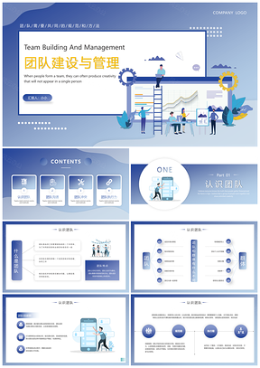 2025企业团队建设管理激励合作沟通培训PPT模板
