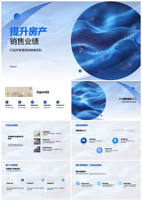 房地产销售团队高效管理激励与业绩提升策略PPT模板