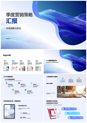 2025季度营销策略数据洞察协作优化案例汇报PPT模板