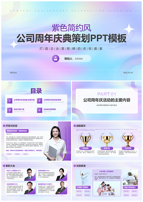 2025公司周年庆策划PPT活动方案经费预算