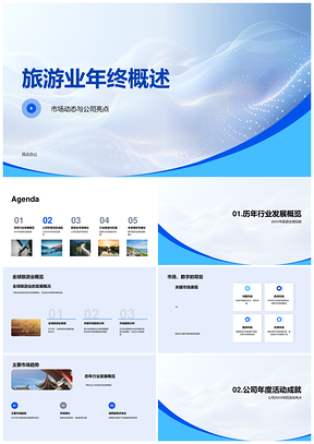 2025全球旅游业年终市场动态与竞争分析总结PPT模板