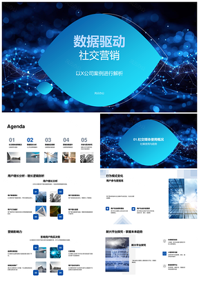 2025X公司数据驱动社交营销策略用户行为内容渠道PPT模板