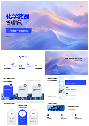 2025化学药品管理培训PPT模板