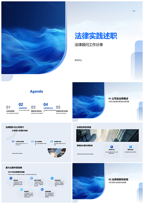 法律顾问实务挑战案件变革策略述职PPT模板