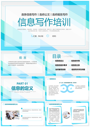 2025政务信息写作技巧方法格式培训课件