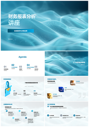 202520XXCo财务分析比率准则指标助力企业决策PPT模板