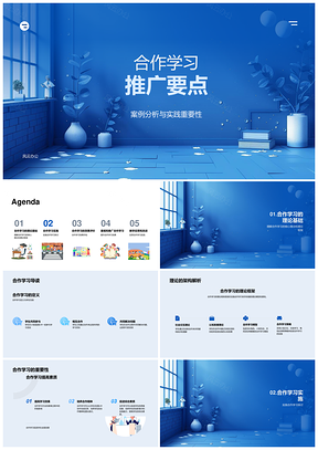 2025合作学习推广策略步骤案例评价反思理论PPT模板
