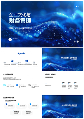 2025企业文化财务管理决策行为风险制度素养PPT模板