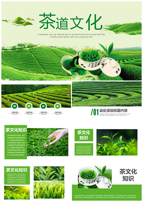2025茶文化茶道知识铁观音龙井茶艺茶香PPT模板
