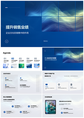 2025销售团队文化深耕客户关系驱动业绩提升PPT模板
