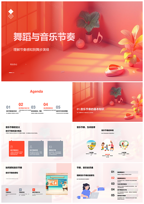 2025舞蹈舞步音乐节奏旋律解析PPT模板