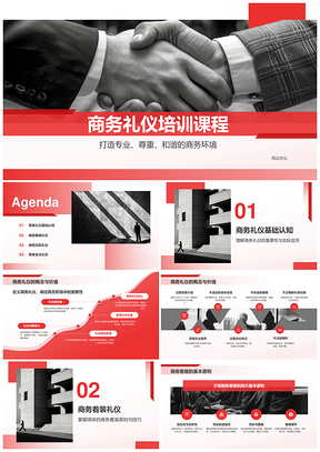 商务礼仪职业形象高效沟通会议着装交际指南PPT模板