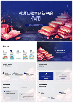 2025教师引领教育变革创新素养技术领导沟通影响力PPT模板