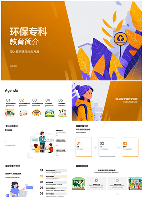 2025环保专科教育发展研究教学模式趋势机遇挑战PPT模板