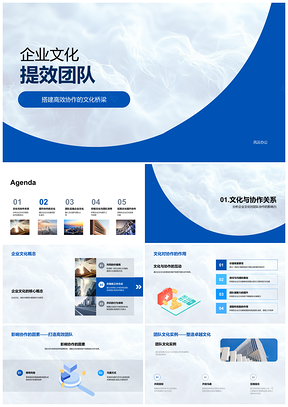 2025企业文化实践驱动团队协作提效PPT模板