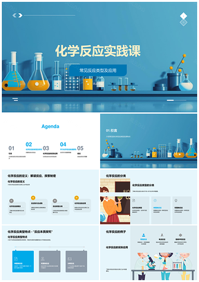 2025化学反应实践课反应类型与应用解析PPT模板