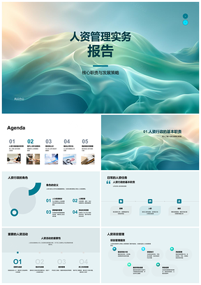2025人资管理实务职责策略活动项目行政决策PPT模板