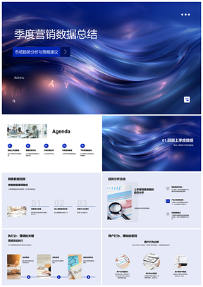 2025季度营销数据总结分析策略建议评估PPT模板