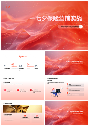 2025七夕保险营销实战策略全攻略PPT模板
