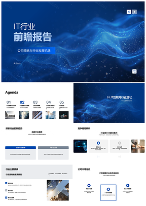 2025IT行业智能物联竞争定位与核心策略前瞻PPT模板