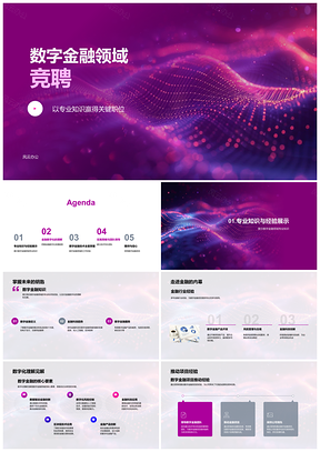 2025数字金融岗位竞聘AI领导力专业解析PPT模板