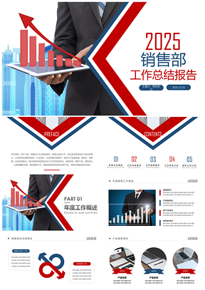 2025红猪年区域营销销售部总监经理总结计划PPT模板