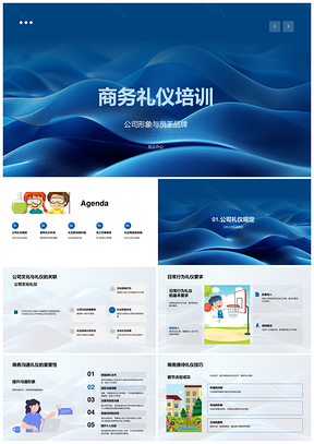 2025商务礼仪培训企业形象员工品牌沟通接待礼仪规范建设PPT模板