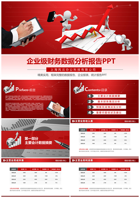 20252019企业财务数据统计审计分析总结计划PPT模板
