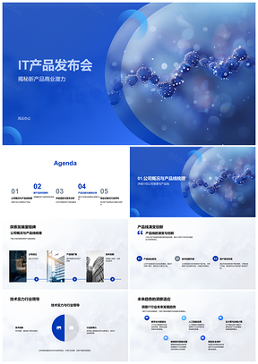 2025IT新品发布产品线创新技术引领体验安全环保市场前瞻PPT模板