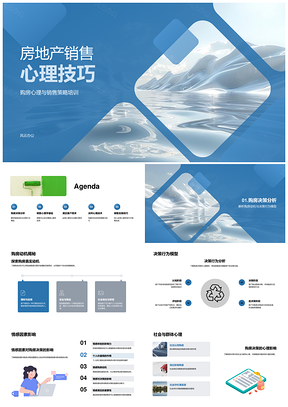 2025房地产销售心理技巧PPT模板