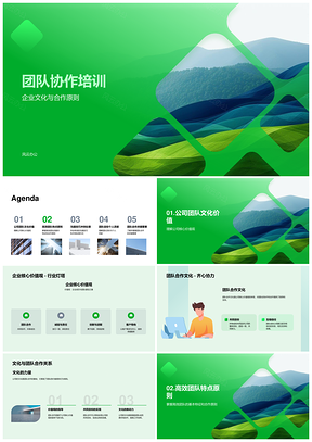2025高效团队协作企业文化核心沟通技巧冲突处理PPT模板